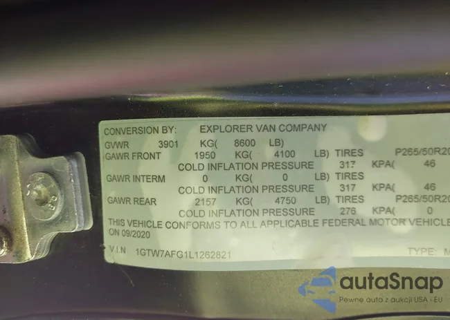 1GTW7AFG1L1262821: 43102375