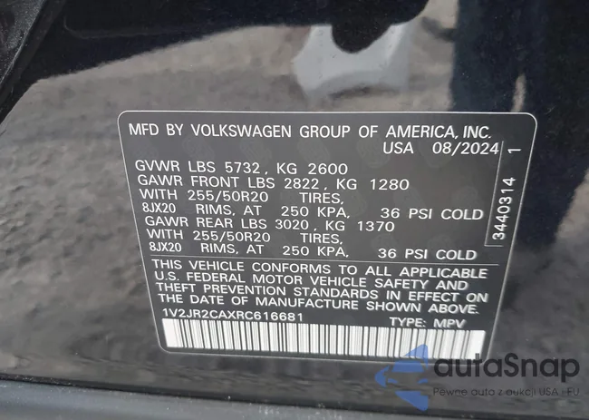 1V2JR2CAXRC616681: 43102503