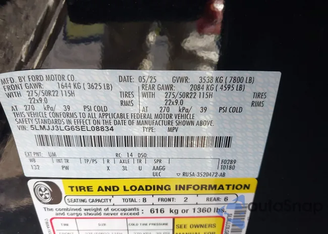 5LMJJ3LG6SEL08834: 43102527