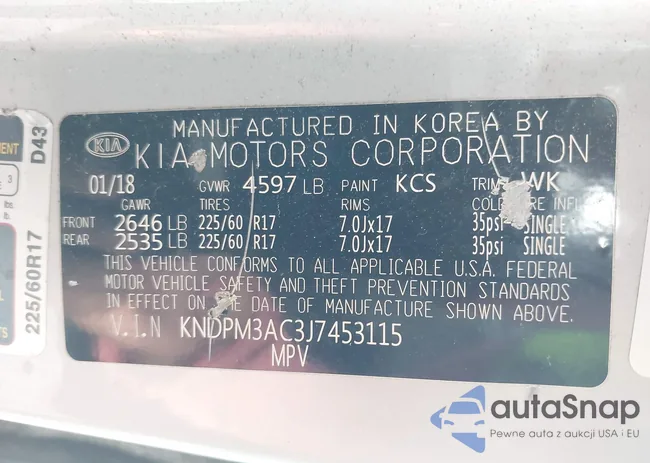 KNDPM3AC3J7453115: 43102648