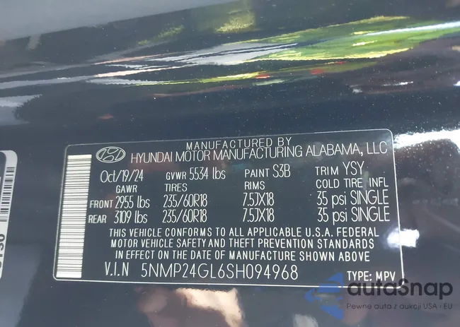 5NMP24GL6SH094968: 43103149