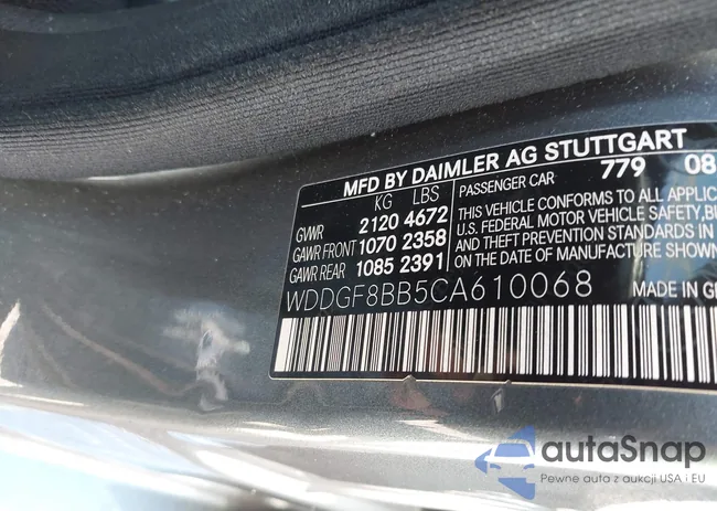 WDDGF8BB5CA610068: 43103190