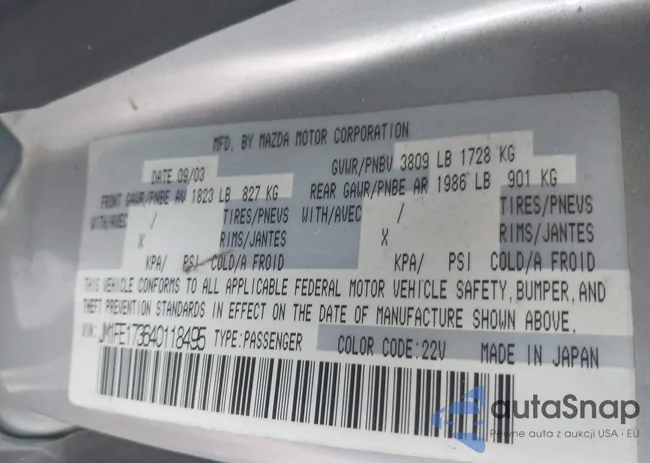 JM1FE173640118495: 43103197