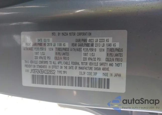 JM3ER2W39A0328602: 43103399