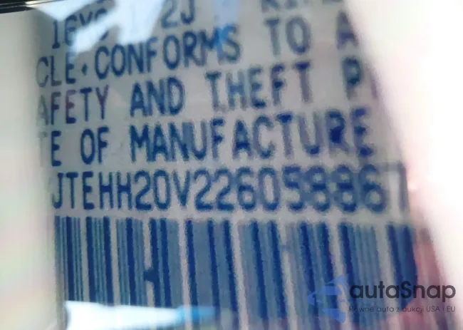 JTEHH20V226058867: 43103417