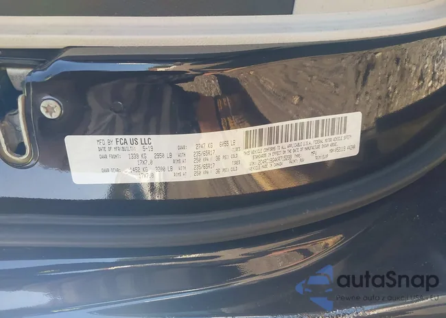 2C4RC1BG4KR715239: 43103510