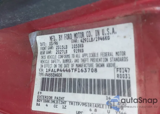 1FALP4446TF163708: 43102717