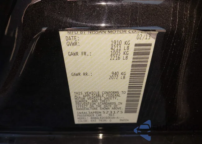 1N4AL3AP8DN523175: 43102774