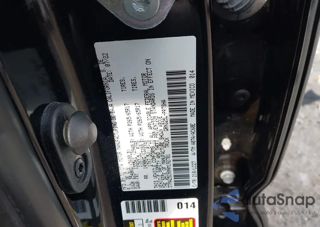 3TMAZ5CN9NM192781: 43103027