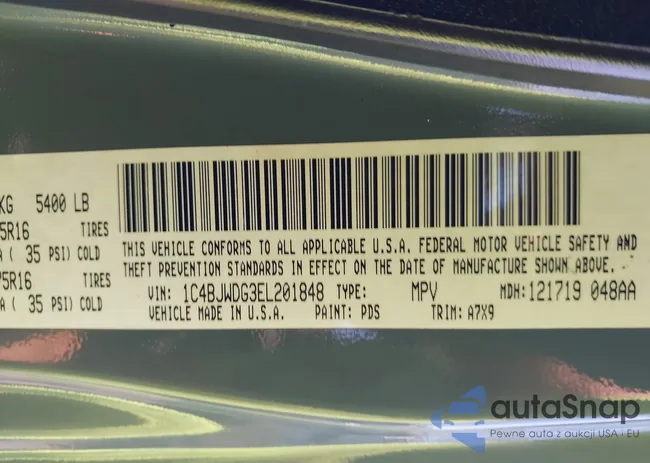 1C4BJWDG3EL201848: 43104339