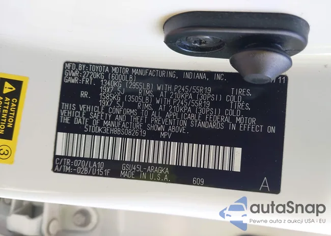 5TDDK3EH8BS082619: 43104497