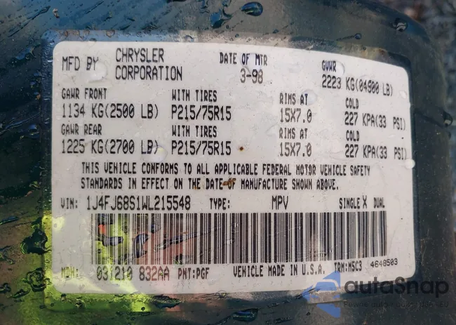 1J4FJ68S1WL215548: 43104546