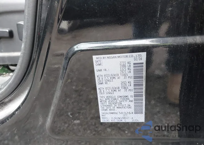 5N1AL0MM9GC503264: 43104033