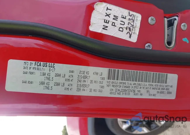 3C4NJDDB9HT674796: 43104044