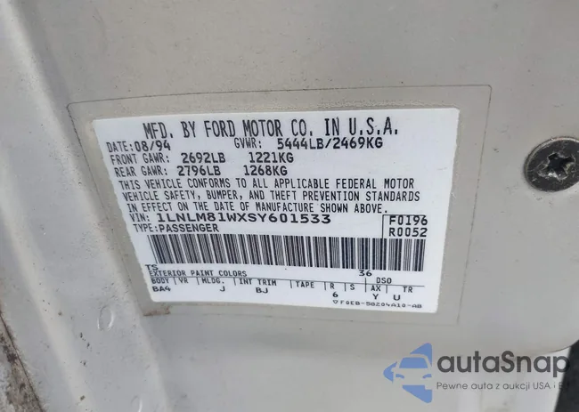 1LNLM81WXSY601533: 43104076