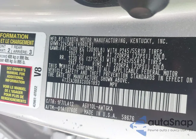 4T3ZA3BBXCU061893: 43105149