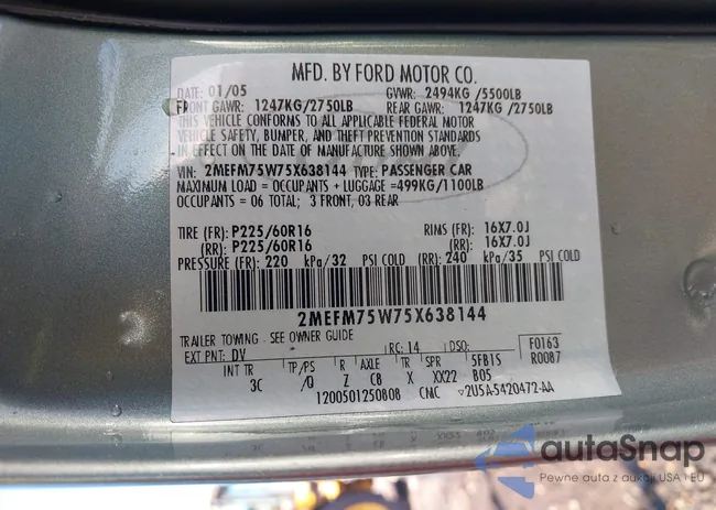 2MEFM75W75X638144: 43105284