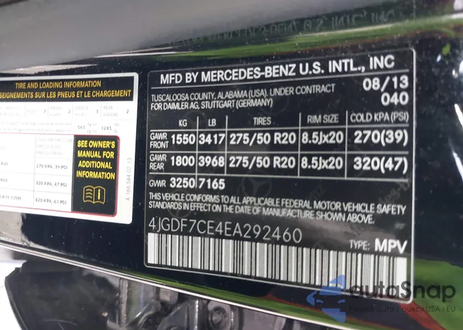 4JGDF7CE4EA292460: 43105309