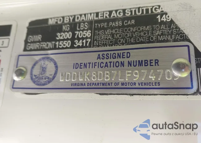 WDDWK8DB7LF974709: 43104900