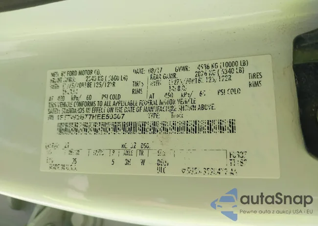 1FT7W2BT7HEE50307: 43106285