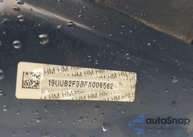 19UUB2F38FA006562: 43106292