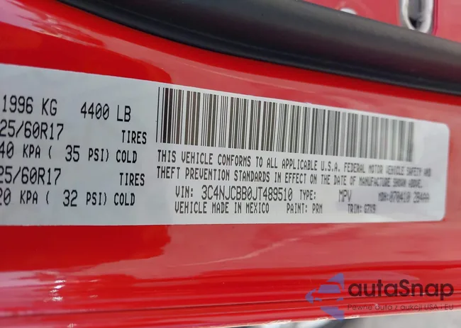 3C4NJCBB0JT489510: 43106298