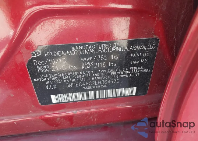 5NPEC4AC2EH864670: 43106315