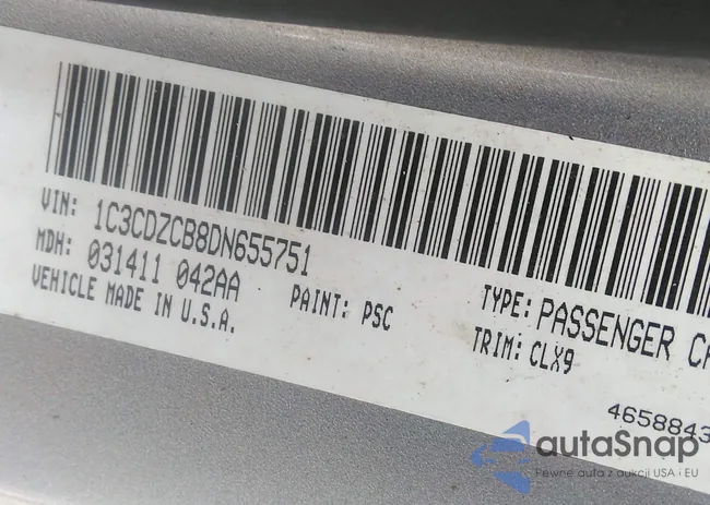 1C3CDZCB8DN655751: 43106376