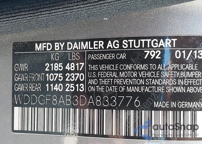 WDDGF8AB3DA833776: 43106396