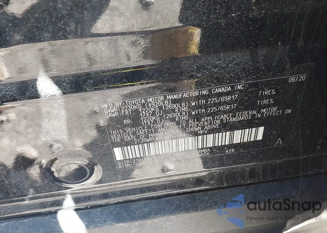 2T3RWRFVXLW092344: 43106443