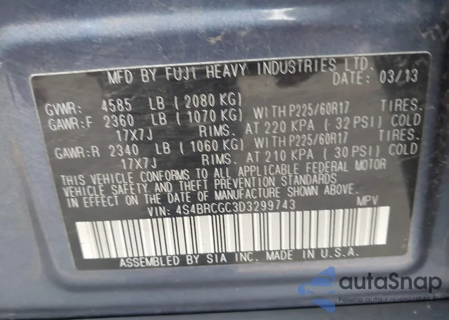 4S4BRCGC3D3299743: 43106664