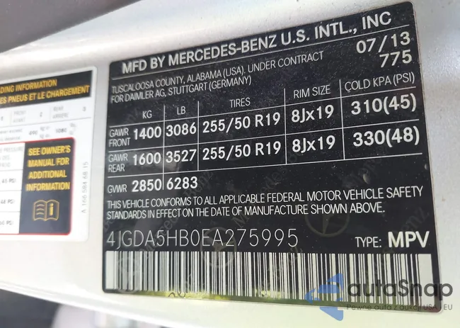 4JGDA5HB0EA275995: 43105989