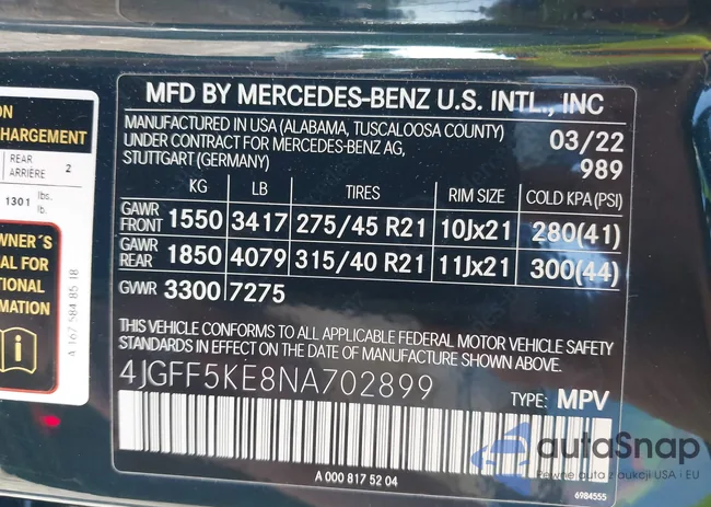 4JGFF5KE8NA702899: 43107375