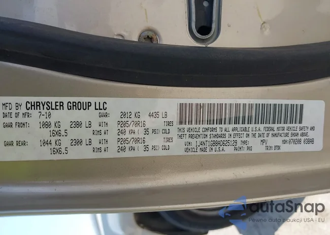 1J4NT1GB8AD625129: 43107451