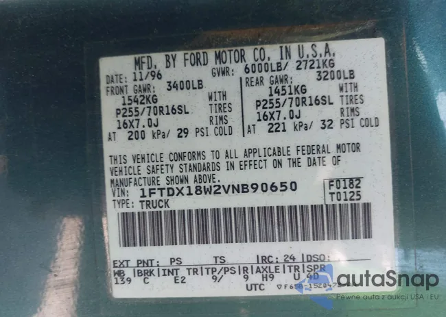 1FTDX18W2VNB90650: 43107452