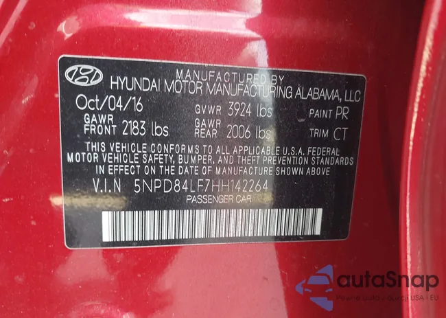 5NPD84LF7HH142264: 43107703