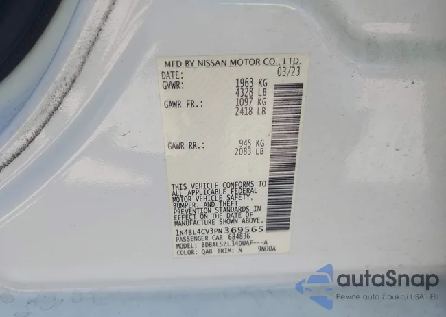 1N4BL4CV3PN369565: 43108188