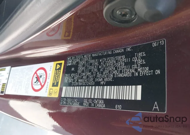 2T2ZK1BA1DC124959: 43108288