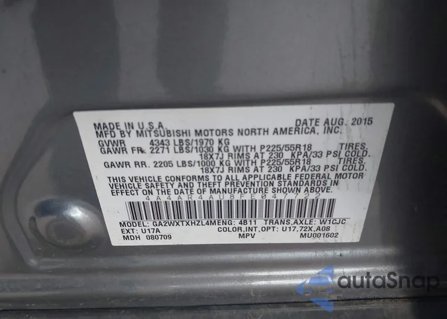 4A4AR4AU8FE047722: 43108402