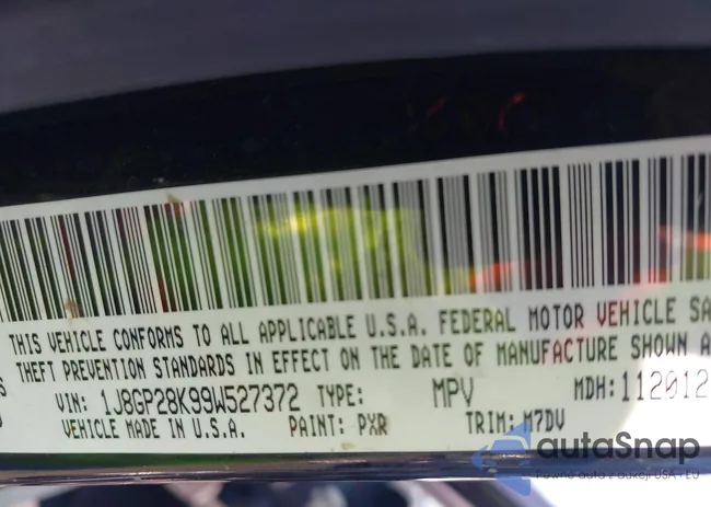 1J8GP28K99W527372: 43108534