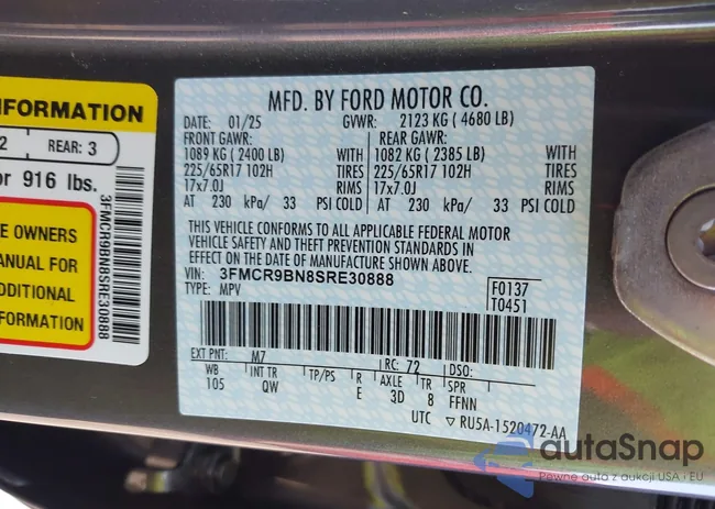 3FMCR9BN8SRE30888: 43108572