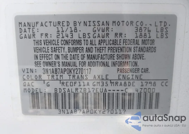 3N1AB7AP0KY270117: 43107805