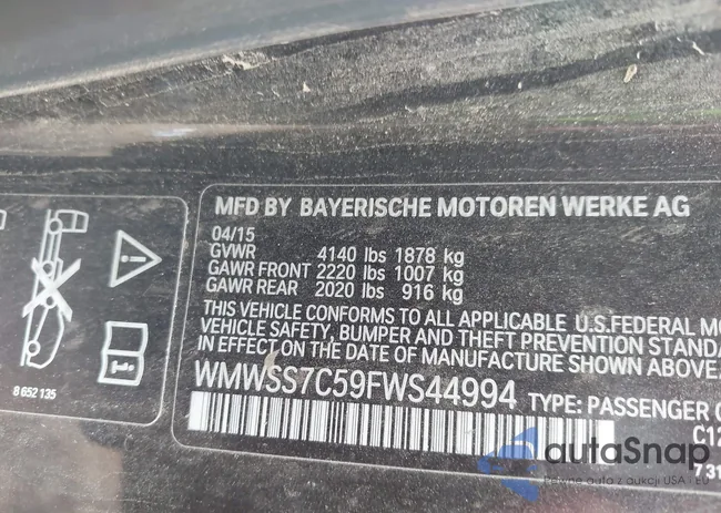 WMWSS7C59FWS44994: 43107874