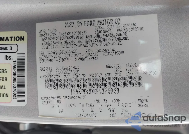 1FA6P0HD8E5376023: 43107990