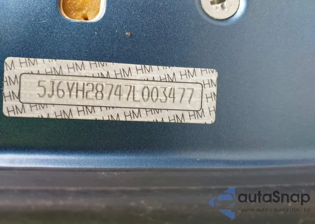 5J6YH28747L003477: 43109322