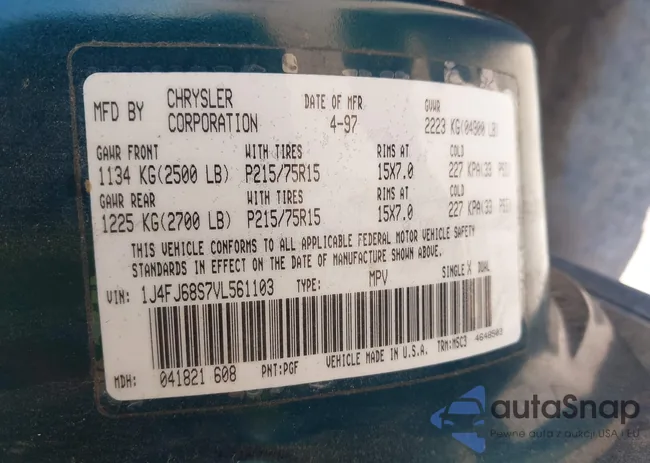 1J4FJ68S7VL561103: 43109372