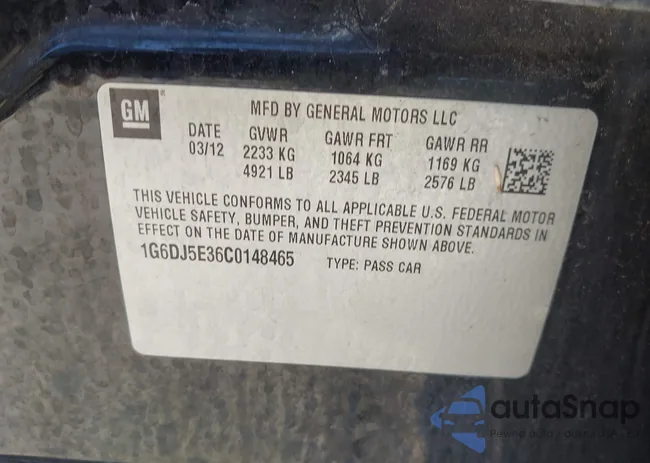 1G6DJ5E36C0148465: 43109379