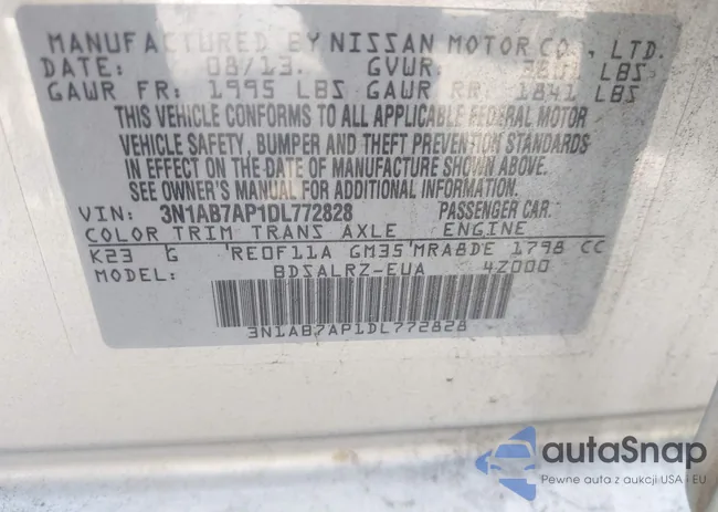 3N1AB7AP1DL772828: 43109393