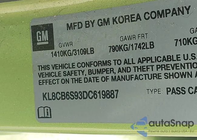 KL8CB6S93DC619887: 43109396