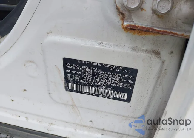 JF2SJAEC5JH452562: 43109498